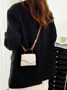 迷你滿版圖案方包 - 彩色 - 查看 1