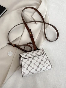 迷你滿版圖案方包 - 彩色 - 查看 8