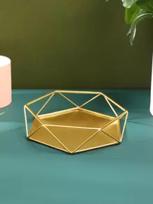 Khay trang sức thiết kế hình học 1 cái - Vàng - Xem 1
