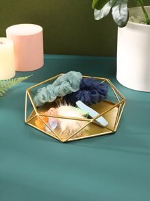 Khay trang sức thiết kế hình học 1 cái - Vàng - Xem 2