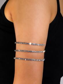 Rhinestone Decor Arm Cuff