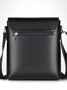 Học sinh trung học Đại học Sinh viên năm nhất túi đeo chéo đa chức năng túi đeo vai túi thông thường Túi vuông dập chữ nam, Túi xách Túi đi học, Cao đẳng, Ngoài trời, Thể thao, Đi lại - màu đen - Xem 5