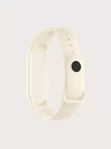 Solid Watchband Compatible With Xiaomi - Apricot - View 3