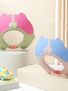 1pc Cartoon Design Random Kids Shower Cap - Multicolor - View 1