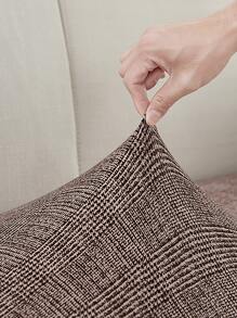 1 Họa Tiết Kẻ Sọc Co Giãn Bọc Ghế Sofa, Polyester Hiện Đại Bọc Ghế Sofa Cho Gia Đình - Cà phê nâu - Xem 5