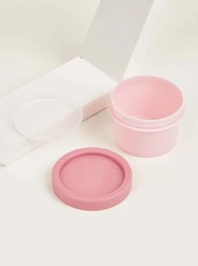 霜膏瓶1入組可愛圓形50克塑膠空奶油罐適合在家旅行或外出使用