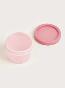 霜膏瓶1入組可愛圓形50克塑膠空奶油罐適合在家旅行或外出使用