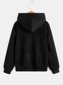 SHEIN Bộ hai mảnh Trai Thú vật Giải trí - màu đen - Xem 8