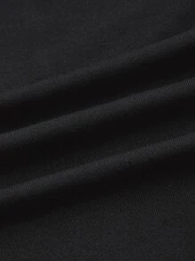 ROMWE PUNK 骷髏和花卉印花一字肩T恤不附腰帶