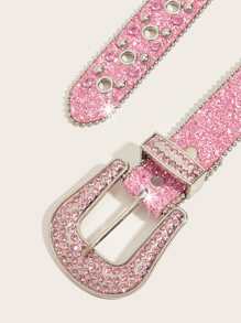rhinestone decor belt
