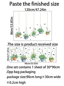 1 miếng dán tường in hình bướm và cây, hình dán, decal dán tường, decal vinyl trang trí nhà cửa, vật dụng trang trí mùa xuân làm mới ngôi nhà của bạn, hình dán trang trí Rama quà tặng sinh nhật tốt nghiệp - Nhiều màu - Xem 3