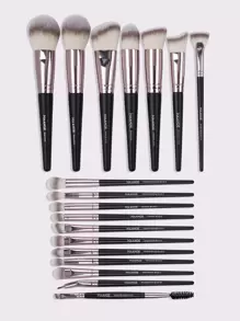 MAANGE 18pcs Professional Makeup Brush Set - Black - View 2