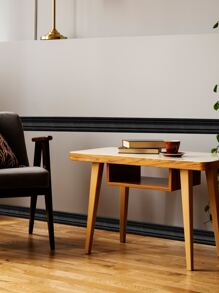 1 pieza 3d Zócalo adhesivo - Negro - Ver 4