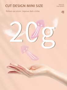 1pc Mushroom Design Stone Gua Sha Board - Pink - View 5