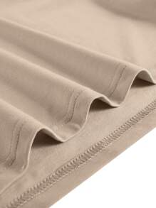 Tim Lord Men Cotton Cartoon And Figure Graphic Tee - Khaki - View 3