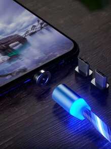 1入組磁性發光數據線 - 藍色 - 查看 4