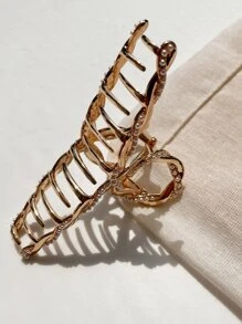 DAZY 仿珍珠装饰发爪优雅爪夹发夹发夹发颚夹发夹发夹发夹