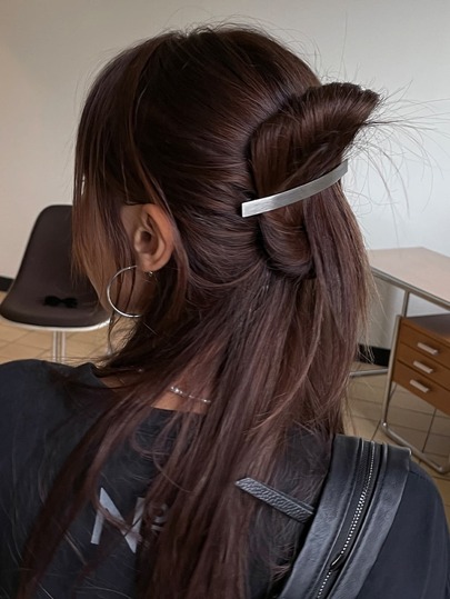 DAZY Solid Hair Clip For Daily Use For Girls Hairstyles Casual Street Claw Clips Hair Claws Hair Barrettes