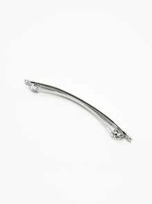 DAZY Solid Hair Clip For Daily Use For Girls Hairstyles Casual Street Claw Clips Hair Claws Hair Barrettes - Silver - View 7