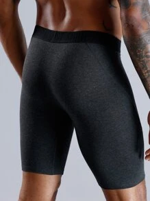 3pcs Men's Breathable And Comfortable Long Boxers