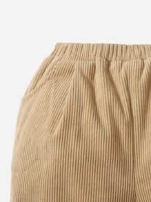 SHEIN Baby Elastic Waist Pants - Apricot - View 3