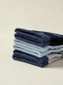 Bộ 3 đôi tất chống trượt, thiết kế dễ thương, thích hợp mang hàng ngày. - Nhiều màu - Xem 6