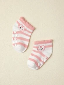 3pairs Baby Cartoon Graphic Socks