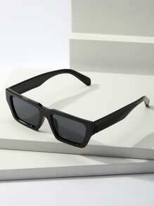 POLASUP 1 件男士聚碳酸酯防爆镜片运动休闲街头复古平顶时尚铜铰链护目镜框架专业防紫外线防晒太阳镜（配有眼镜绳、眼镜盒、眼镜布）适合所有季节男士、旅行、驾驶、钓鱼、露营、骑自行车、徒步旅行、跑步太阳镜、防紫外线、装饰眼镜休闲万圣节适合夏季海滩度假、户外、旅行 - 黑色 - 查看 4