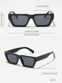 POLASUP 1 件男士聚碳酸酯防爆镜片运动休闲街头复古平顶时尚铜铰链护目镜框架专业防紫外线防晒太阳镜（配有眼镜绳、眼镜盒、眼镜布）适合所有季节男士、旅行、驾驶、钓鱼、露营、骑自行车、徒步旅行、跑步太阳镜、防紫外线、装饰眼镜休闲万圣节适合夏季海滩度假、户外、旅行 - 黑色 - 查看 6