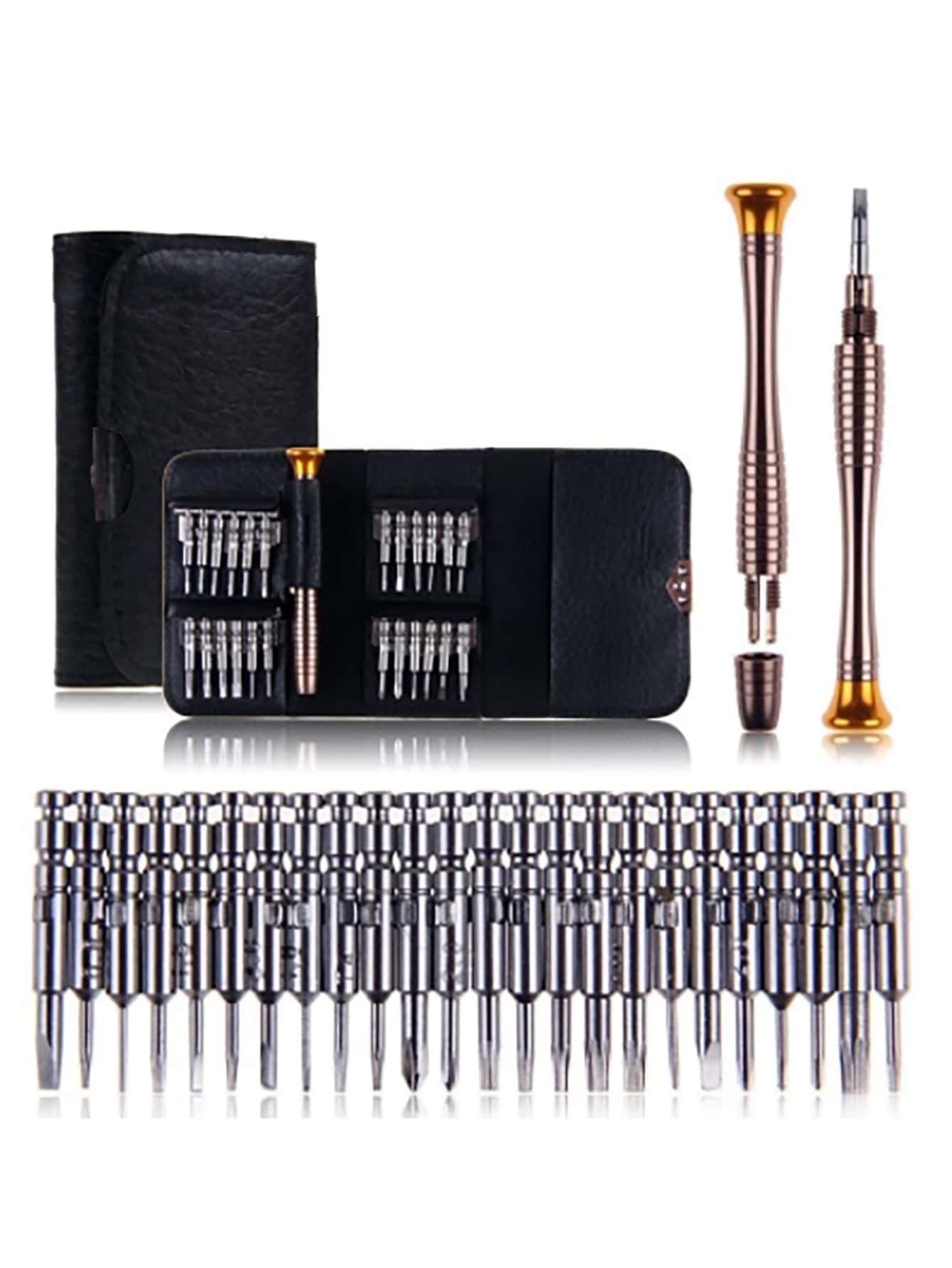 25入組碳素鋼螺絲刀工具 - 彩色 - 查看 1