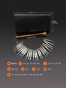 25入組碳素鋼螺絲刀工具 - 彩色 - 查看 5