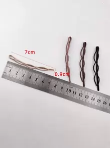 4 chiếc kẹp tóc kim loại tròn dài 7cm dành cho nữ, thích hợp dùng hàng ngày, kẹp tóc càng cua, kẹp tóc cài đầu, đồ dùng học tập, phụ kiện tóc, phụ kiện đội đầu, phụ kiện tóc cho nữ, kẹp tóc, ghim cài tóc. - Nhiều màu - Xem 5