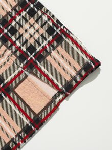 SHEIN Essnce Bộ thời trang Plus Size Xù nhỏ Chia Gân đan Sọc ca rô Thanh lịch - Nhiều màu - Xem 3