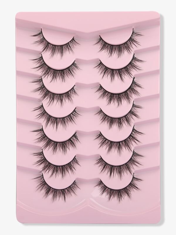 Himirell Manga Lashes, 7pairs Pointed Cat Eye False Eyelashes