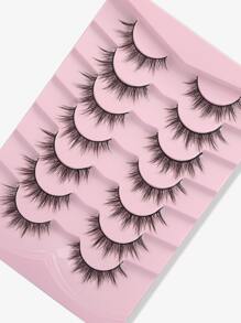 Himirell Manga Lashes, 7pairs Pointed Cat Eye False Eyelashes Strip Lashes,Lashes,Eyelashes,Fake Lashes - Black - View 8