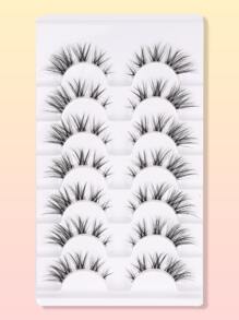 7 cặp lông mi giả siêu dài - màu đen - Xem 5