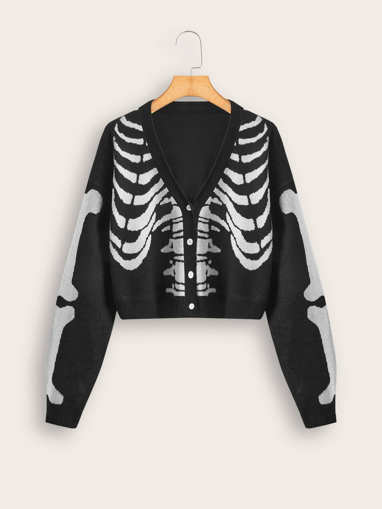 DAIRIKU letter skeleton cardigan サイズM DAIRIKU(ダイリク)