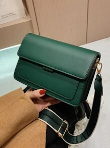 輕便商務休閒迷你字母圖案翻蓋流浪漢包適合青少年女孩女大學生、菜鳥和白領，非常適合辦公室、大學、工作、商務、通勤、戶外、旅行、郊遊