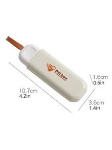 Hộp lưu trữ thuốc màu ngẫu nhiên 1pc - Nhiều màu - Xem 3