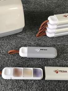 Hộp lưu trữ thuốc màu ngẫu nhiên 1pc - Nhiều màu - Xem 4