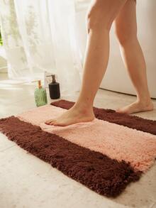 Tapis de bain à blocs de couleurs motif - Multicolore - Voir 2