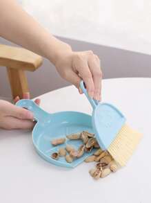 2pcs Random Pet Cleaning Broom & Dustpan Set - Multicolor - View 2