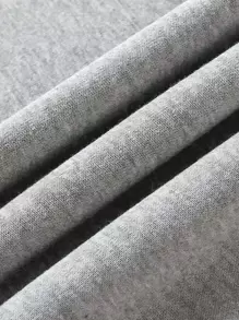 INAWLY 字母图案保暖内衬运动衫、长袖上衣