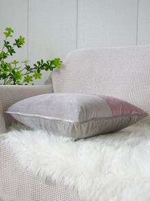 Two Tone Cushion Cover Without Filler - Multicolor - View 5