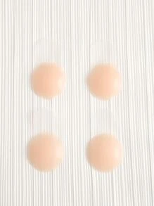 2pairs Silicone Nipple Cover - Apricot - View 3