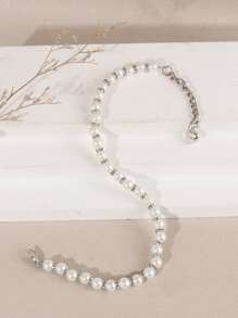 Fashionable And Elegant Pet Accessories, Lightweight Resin Pearl Necklace For Small Cats And Dogs, Suitable For Home And Outdoor Decoration - Multicolor - View 4