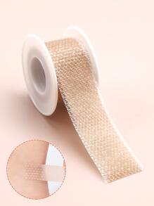 1 rollo/caja 1m almohadillas de Gel para el talón cinta antideslizante para prevención de ampollas en los pies con caja de almacenamiento - Albaricoque - Ver 2