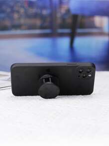 Vỏ điện thoại in hình trái tim với tay cầm in đậm - màu đen - Xem 2