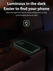 2pcs Green Air Bubble Glow-In-The-Dark Apple Logo Tempered Glass Screen Protector Compatible With Iphone All Models: X/XR/13/14Pro/15/15PROMAX/16/16Pro/16Promax/16Plus Gift For Birthday, Family, Friends Phone Screen Protector, Phone Accessories Waterproof Shockproof Anti-Fall Anti-Fall Scratch Resistant Anti-Fingerprint Full Cover