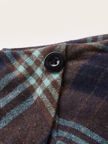 Váy nữ Dây kéo Sọc ca rô Giải trí - Nhiều màu - Xem 3